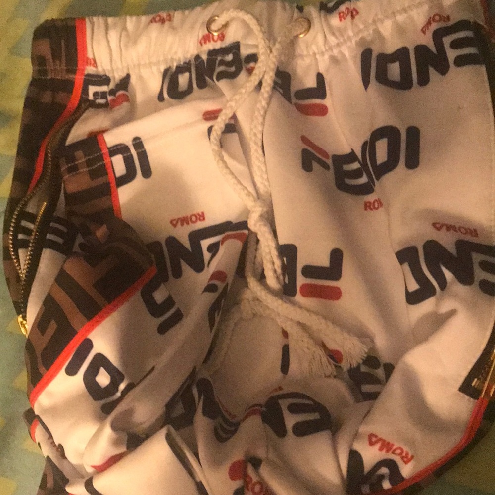 Kids fendi x Fila track pants
